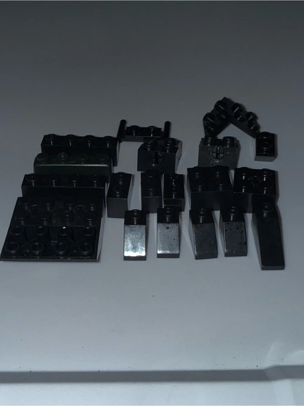 LEGO black vehicle parts pieces planks elements lot